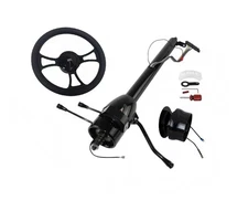 For 1955-59 Chevy Truck 30'' Automatic Tilt Steering Column & 14'' Alu Wheel Kit