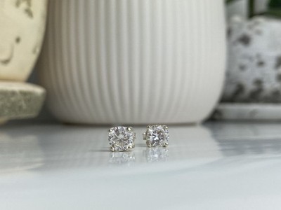 925 Sterling Silber CZ ''Glanz'' Ohrstecker