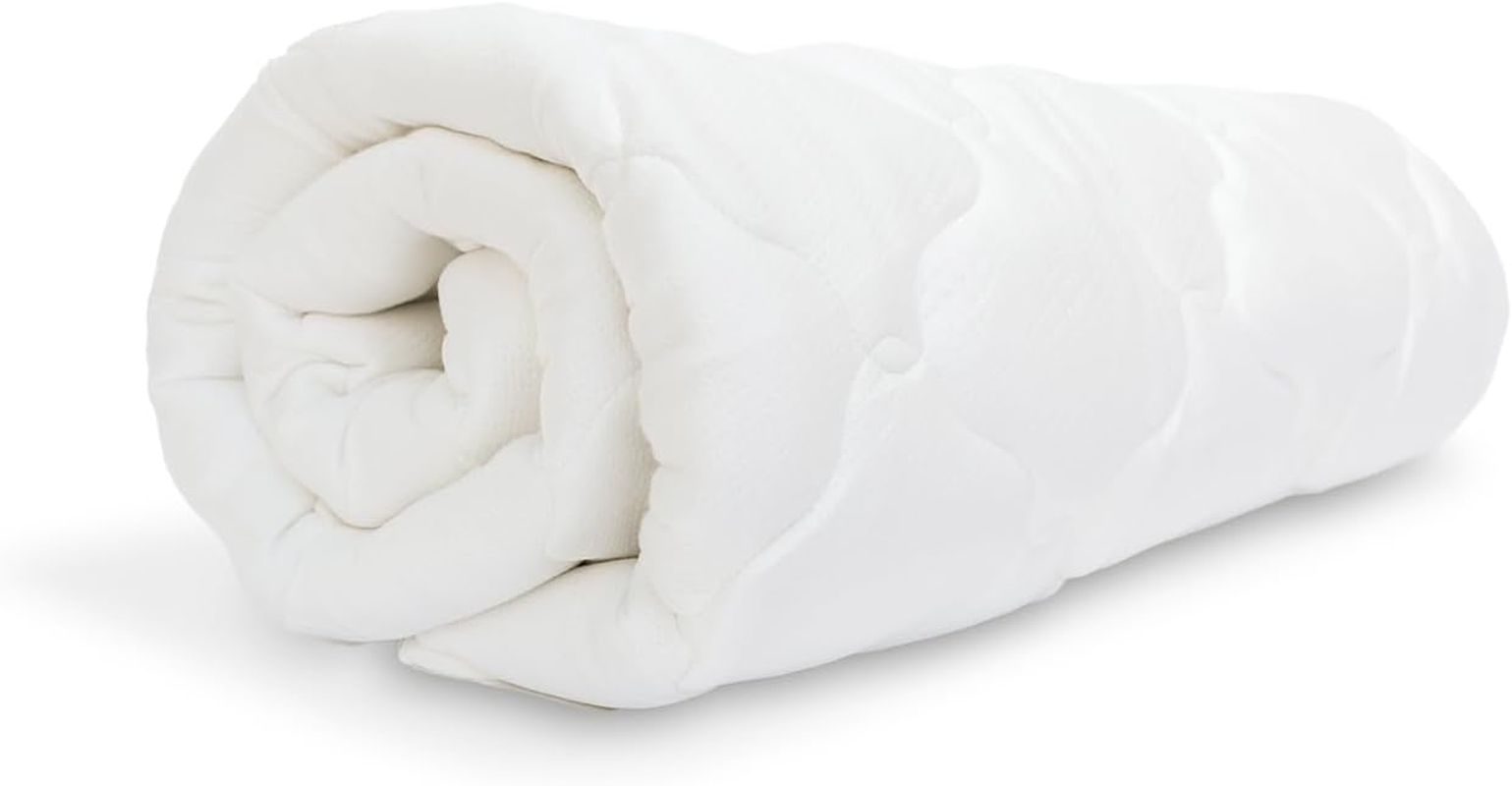 Rayon from Bamboo Extra Thick Mattress Pad with Fitted Skirt - Extra Plush Cooli
