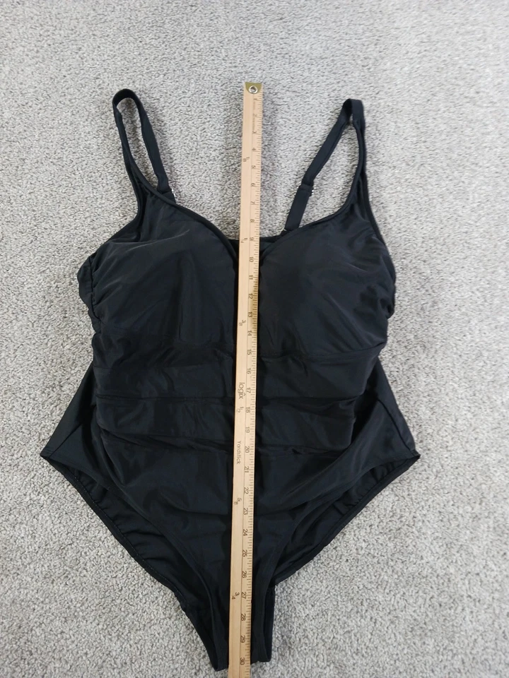 Traje de baño para mujer Ava Viv 22W de una pieza sin mangas mezcla de nailon Foto 3 de 4