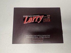 Larry Long Look For Lucious Lover Nintendo NES KHAN Games RetroUSB Leisure Suit