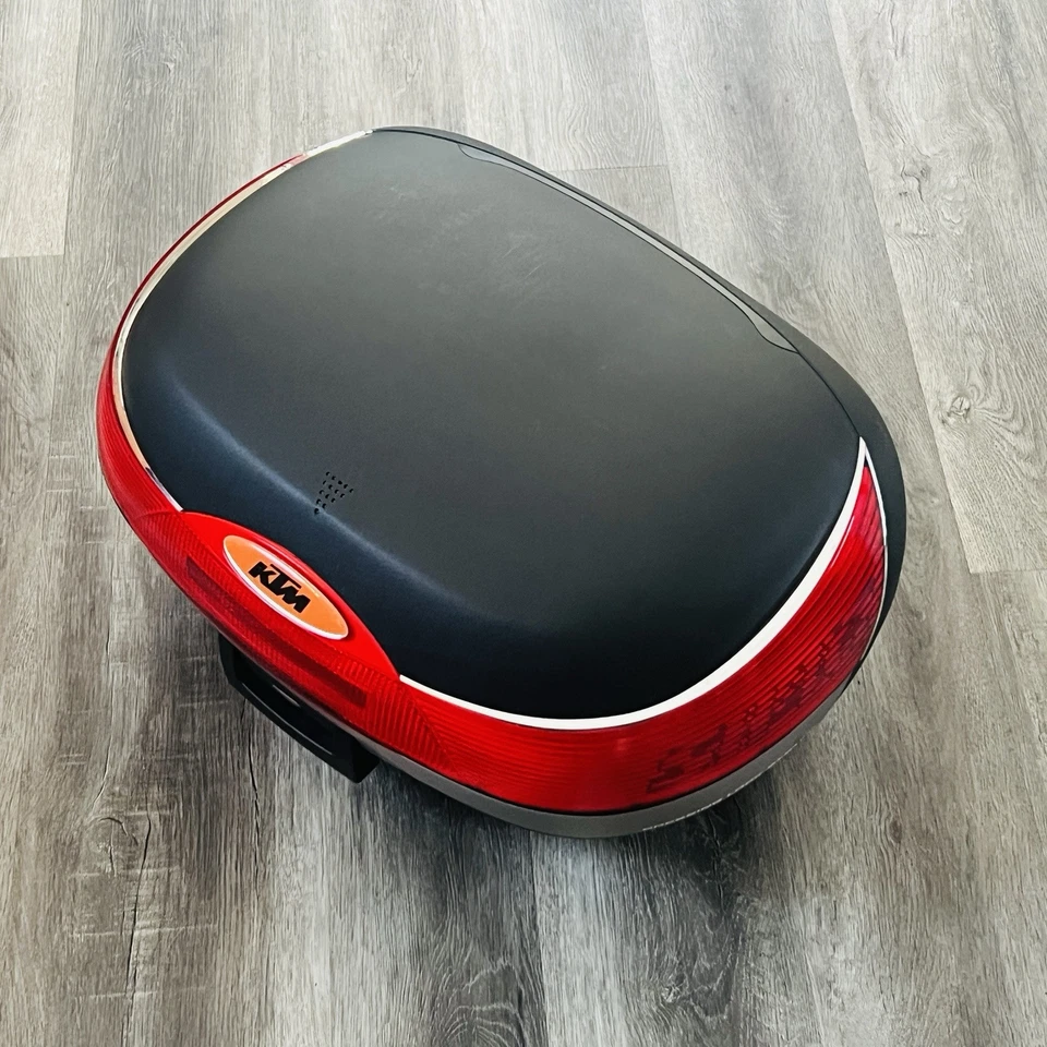 KTM Husqvarna Adventure Bike Rear Top Case Pannier Luggage Storage Box Keys BMW - Imagem 2 de 4