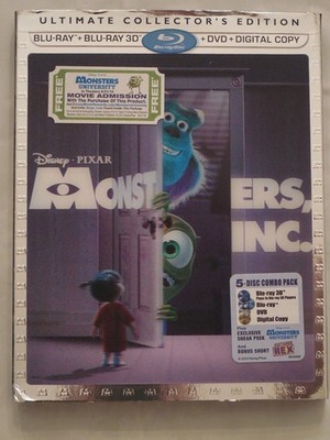 Monsters, Inc. (Five-Disc Ultimate Collector's Edition) (Blu-ray 3D / Blu-ra...