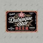 Vintage Dubuque Star Beer Metal Sign Iowa Brewing Co. Decor #937650