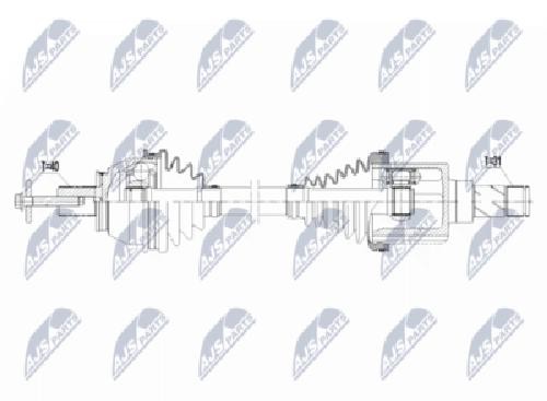 Original Nty Antriebswelle NPW-FR-092 FüR Ford-image
