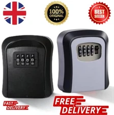 WALL MOUNTED KEY SAFE 4 DIGIT COMBINATION KEY SAFE OUTDOOR SECURITY KEY LOCK BOX