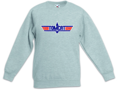 Tomcat Kinder Pullover Pulli Top Jet Fun Battle Gun Maverick Flugzeug Pilot