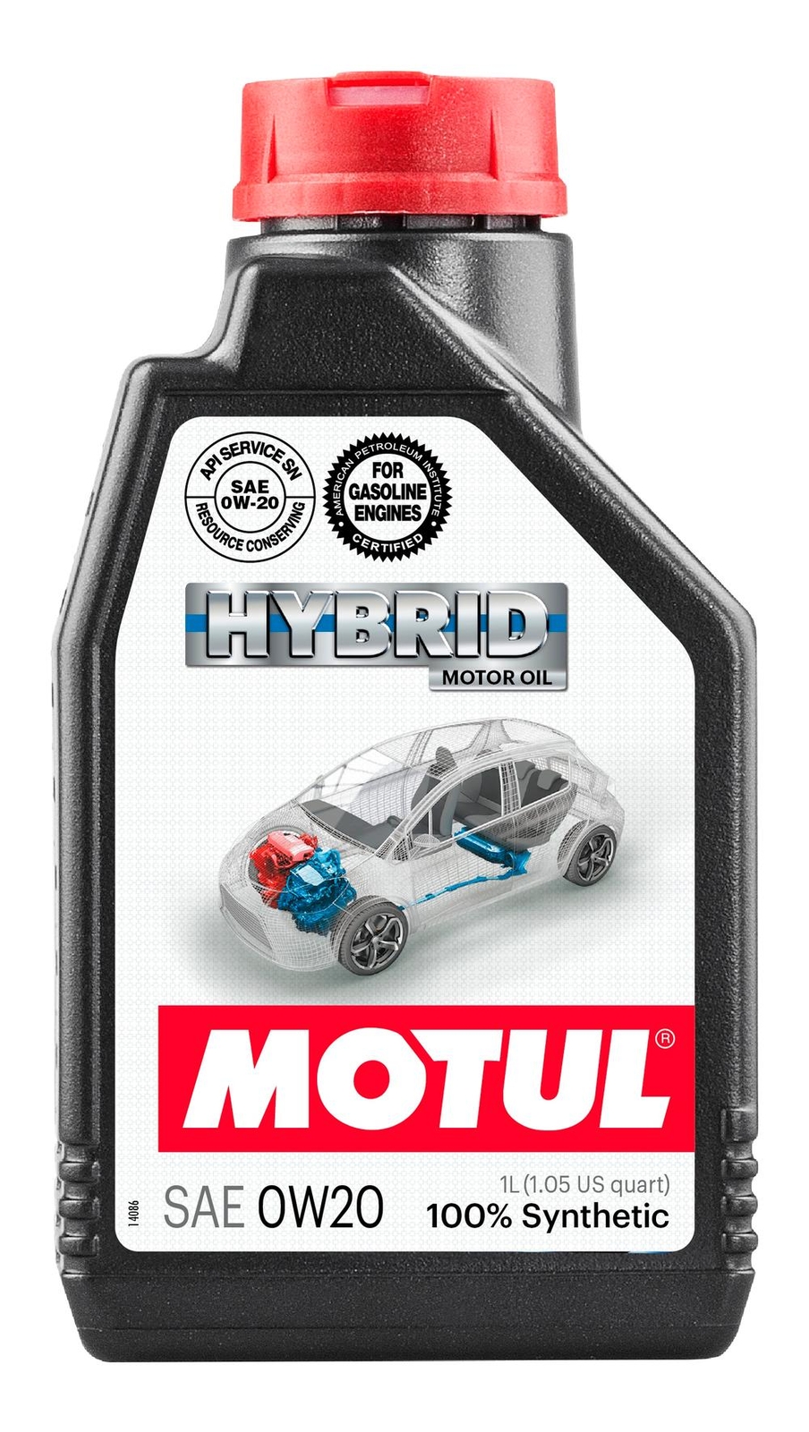 Motul 0W-20 Synthetic Hybrid Engine Oil 1L 107141