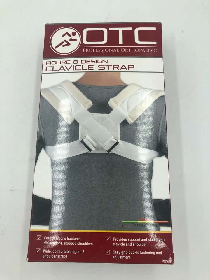 OTC Clavicle Strap, Adjustable Figure-8 Style, Shoulder Support, Medium - Image 2 of 4
