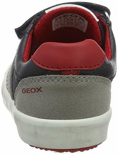 Geox Kinder Alonisso Jungen Low Top marineblau/rot Sneaker J922CC 014BU C0735 - Bild 4 von 7