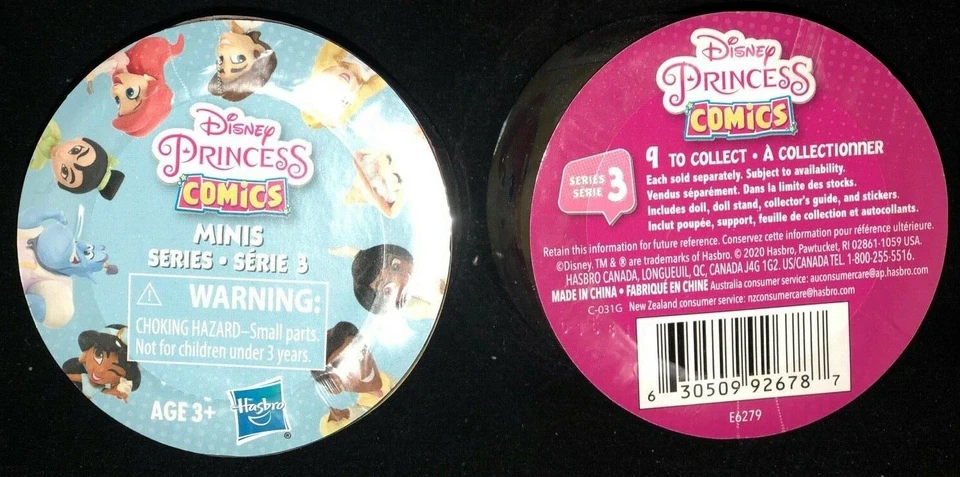 HASBRO DISNEY PRINCESA COMICS COLECCIÓN PASTEL SERIE 3 LOTE DE 18 CON EXPOSITOR Foto 4 de 4