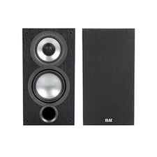 Elac UB52-BK Uni-Fi 2.0  Three-Way Bookshelf Speakers, Pair in Black