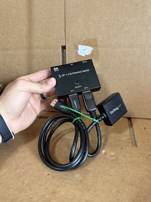 Plug& Play 8K Two-Way DP 1.4 Switch 3 In 1 Out/1 In 3 Out Bi-Direction Star tech