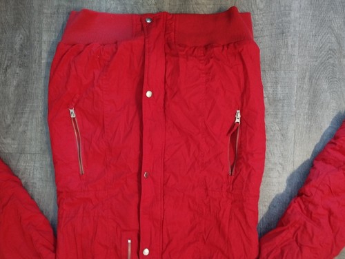 NEU BPC Bon Prix Long-Jacke tiefrot Gr.40 wattiert Übergang - Bild 20 von 21
