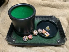Dice Cup - Plastic with Twist Off Lid - 3.6" x 4" - For Tabletop Gaming Roleplay