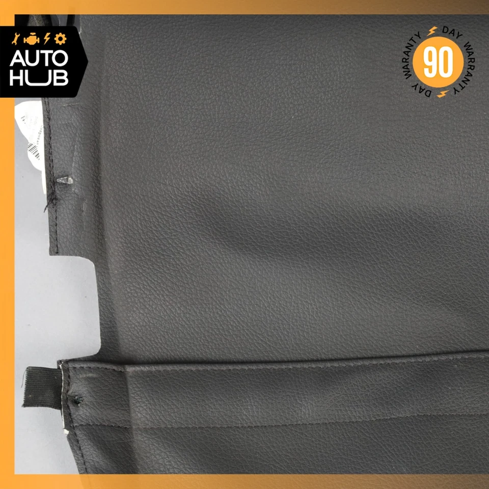 Cubierta trasera del asiento del lado del conductor delantero izquierdo negro OEM BMW F12 650i 640i 12-19 Foto 3 de 4