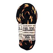 Black Standard Hockey Skate Laces 220cm (Black)