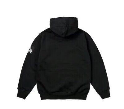 PALACE Facemask Thermal Hood (FW23) in Black Full Zip with PALACE Facemask Thermal Hood (FW23) in Black Full Zip with