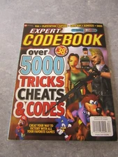 EXPERT CODEBOOK, 1998, OVER 5000 VIDEO GAME TRICKS CHEATS & CODES STRATEGY GUIDE
