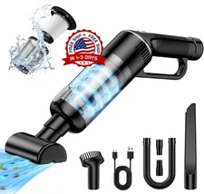 15000PA Aspiradora De Mano Para Casa Auto Carro Inalambrica Limpieza Carros NEW