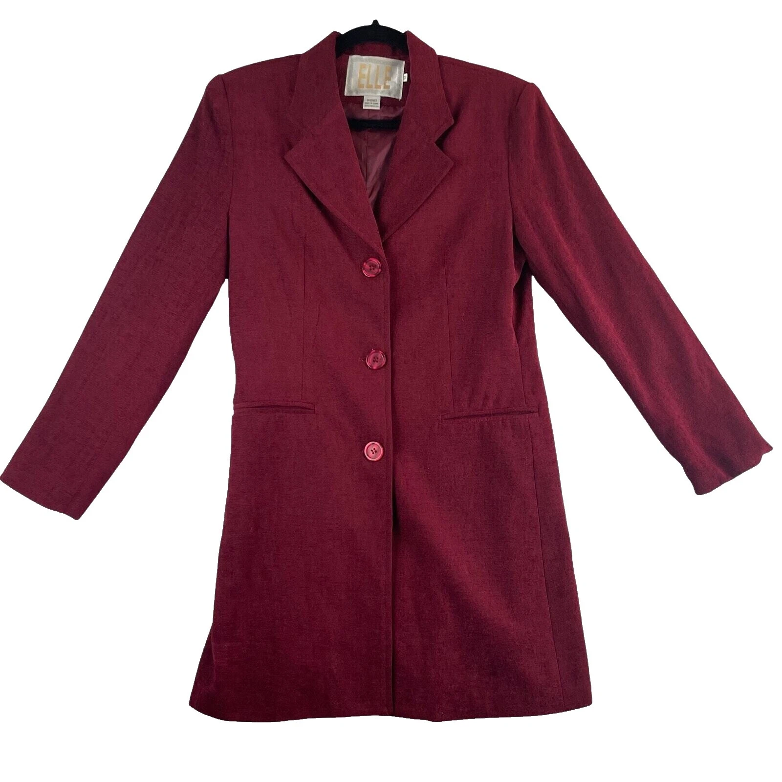 Regular Size M ELLE Coats, Jackets & Vests for Women
