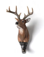 Wilderness Deer Wall  Hanging Coat Jacket Towel Anyting Hook 6 1/2 " Tall