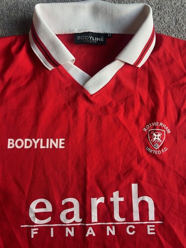 ROTHERHAM UNITED FC 'Bodyline' HOME Shirt 2003-2004 (Medium M) VINTAGE Rare - Picture 5 of 6