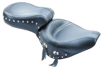 Mustang Motorcycle 1 Piece Touring Seat W/studs Black For Kawasaki Vulcan 800 on sale Mustang Motorcycle 1 Piece Touring Seat W/studs Black For Kawasaki Vulcan 800 on sale