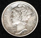1923 Mercury Dime XF  Extra Fine