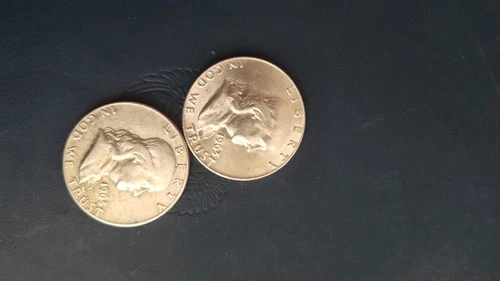 ben franklin half dollar lot of 2