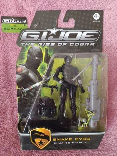 G.I.Joe The Rise of Cobra Snake Eyes Ninja Commando by Hasbro