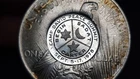1923 Peace Silver Dollar $1 Camp David Peace Summit 1978 Counterstamp