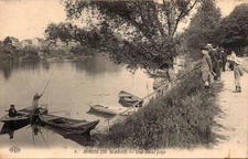 *75664 postcard 94 Bords de Marne - a good grip