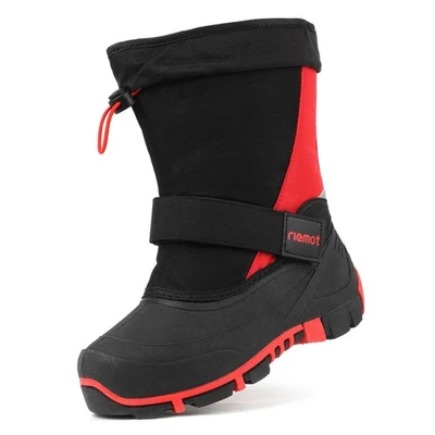 RIEMOT Warme Jungen Schneestiefel Winter Kinderstiefel Outdoor Wasserdichte Stiefel