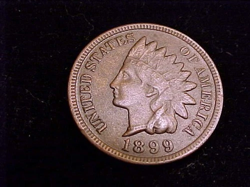 1899-P Indian Head Cent — photo from the most recent tracked eBay sale