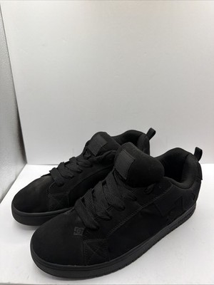 DC Shoes Court Graffik Men's Black Black Skate Shoes Sneakers Authentic Size 13