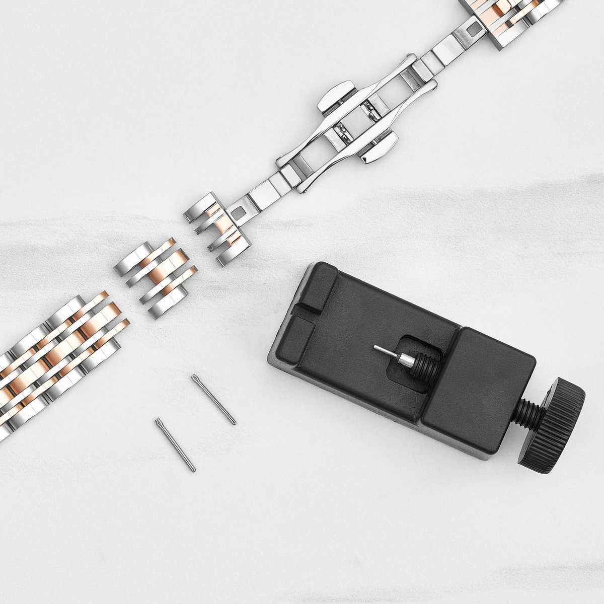 Insignia- Stainless Steel Link Band for Apple Watch 38mm