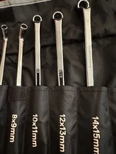 GEARDRIVE OFFSET BOX WRENCH SET 9 PIECE  Chrome