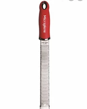 Microplane Kitchen Multi Grater Red Ribbon Cutting Cheese Fruit & Vegetables NEW