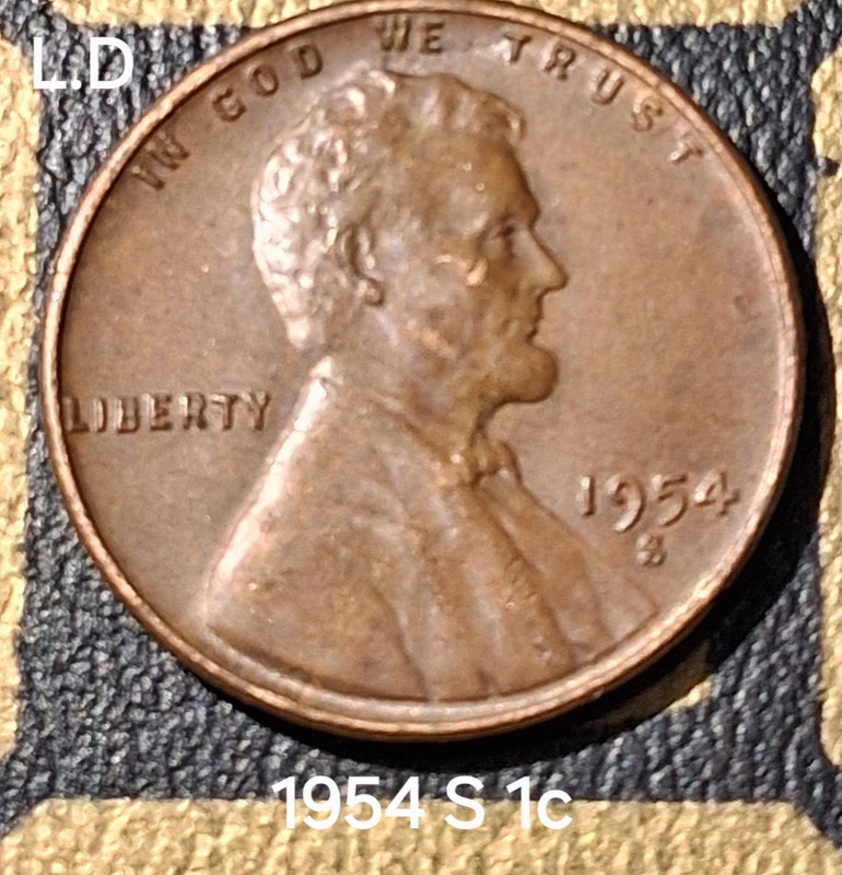 1954-S Penny 1C San Francisco Circulated BN Uncertified Lincoln Wheat