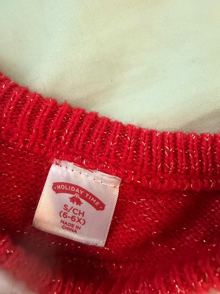 Vestido de Navidad para niñas pequeñas talla 6 ocasión de vacaciones Foto 2 de 3