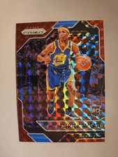 Patrick McCaw 2016-17 Prizm Mosaic Red Prizm Rookie Card #73