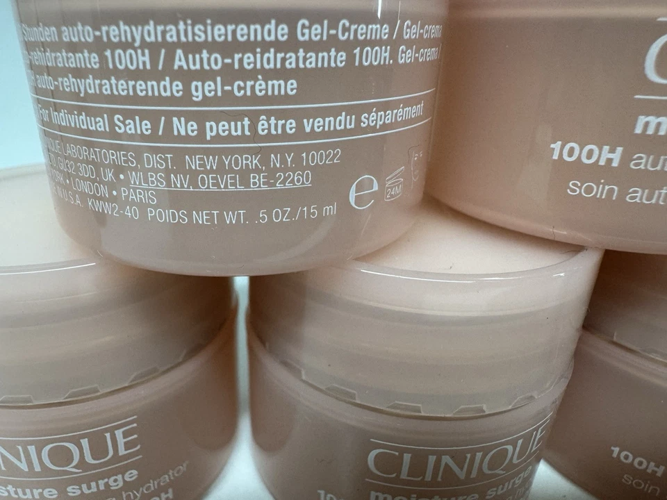 5 Clinique Moisture Surge 100H Auto-Replenishing Hydrator .5 oz/15 ml ea=2.5 OZ - Image 2 of 2