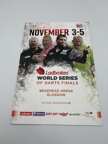 PDC World Series Of Darts Finals 3-5 November 2018 Programme @ Braehead Arena - Picture 1 of 2
