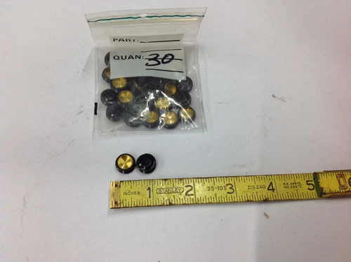 (30) Motor Brush CAP ONLY .  Look Photos for Size. UNKNOWN P/N.  NEW IN BAG