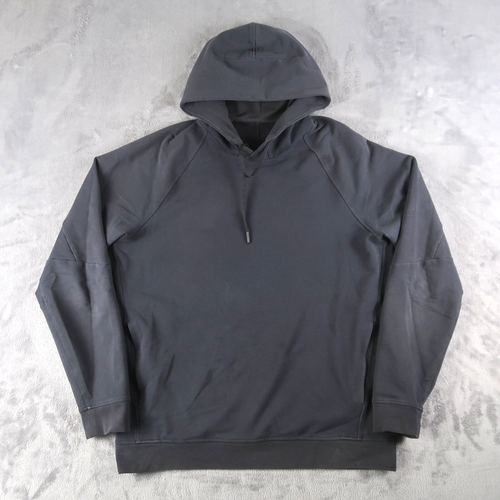 Lululemon City Sweat Pullover Hoodie Men's Size L Black Stretch Sweatshirt Gym