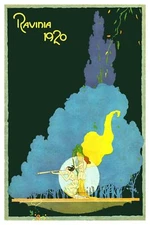 3315.Ravinia Goddess 1920 Deco Nouveau ��_Travel POSTER.Home Room art decoration