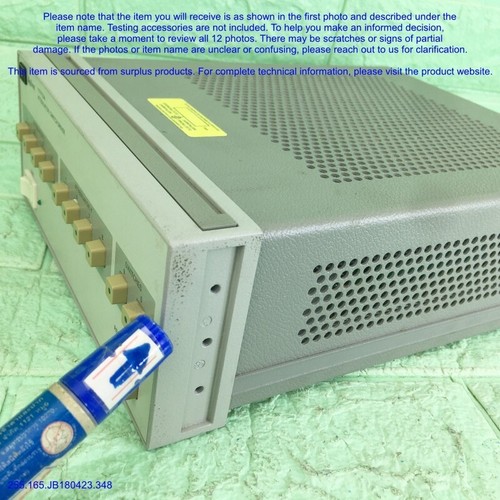 Agilent 11713A, driver interruttore attenuatore, come foto sn:2514, DHLtoUS. - Foto 11 di 12
