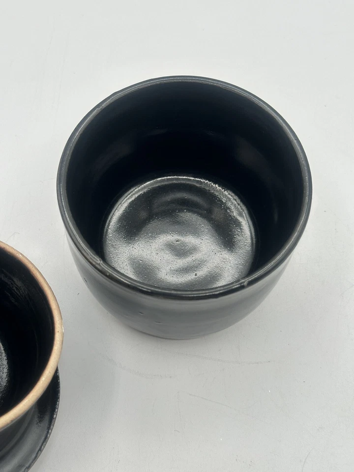 Hand Crafted Butter Bell Studio Stoneware Black - Image 4 of 4