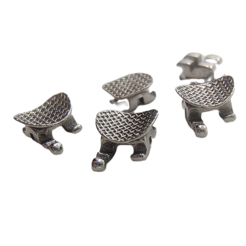 10 pacotes de suportes de metal ortodontológicos padrão Edgewise 018 ganchos 345 - Imagem 2 de 4